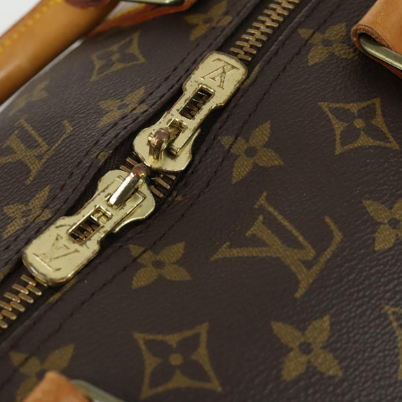 LOUIS VUITTON Monogram Keepall 60 Boston Bag M41422 LV Auth ka1255