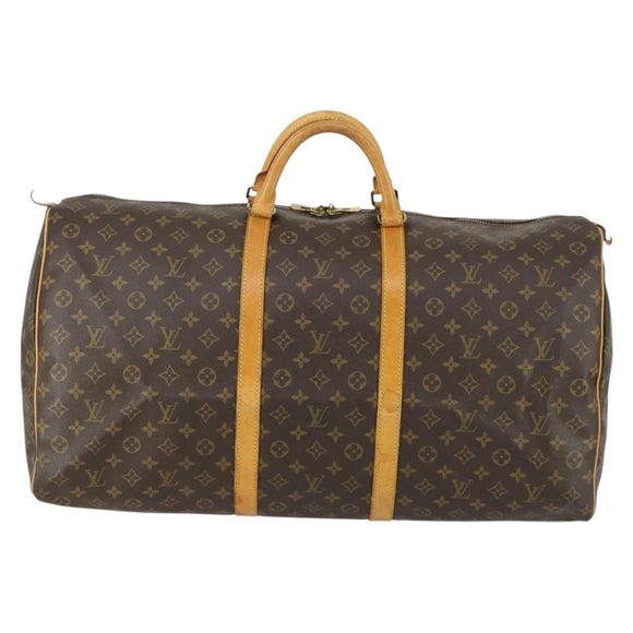 LOUIS VUITTON Monogram Keepall 60 Boston Bag M41422 LV Auth ka1255