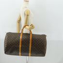 LOUIS VUITTON Monogram Keepall 60 Boston Bag M41422 LV Auth ka1255-21