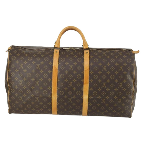 LOUIS VUITTON Monogram Keepall 60 Boston Bag M41422 LV Auth ka1255