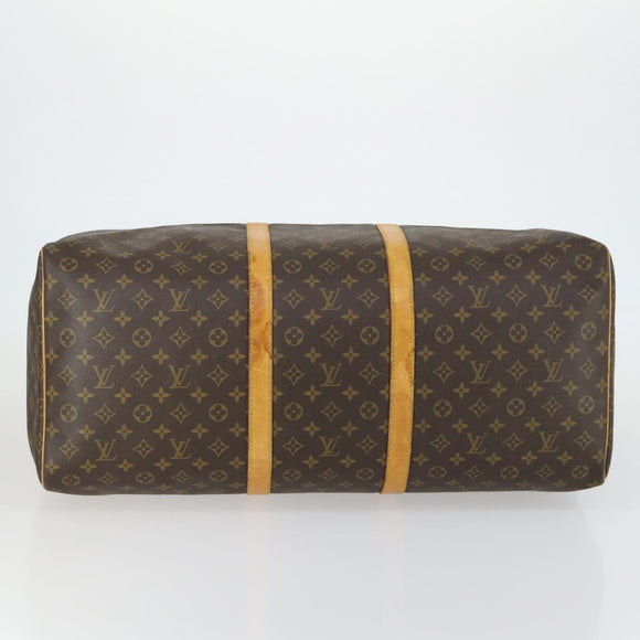 LOUIS VUITTON Monogram Keepall 60 Boston Bag M41422 LV Auth ka1255