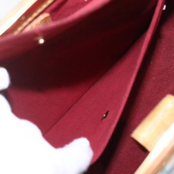 LOUIS VUITTON Monogram Multicolor Judy MM Hand Bag 2way White M40255 Auth ka1257