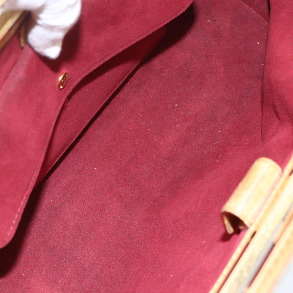 LOUIS VUITTON Monogram Multicolor Judy MM Hand Bag 2way White M40255 Auth ka1257