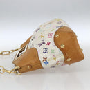 LOUIS VUITTON Monogram Multicolor Judy MM Hand Bag 2way White M40255 Auth ka1257-3