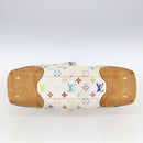 LOUIS VUITTON Monogram Multicolor Judy MM Hand Bag 2way White M40255 Auth ka1257-5