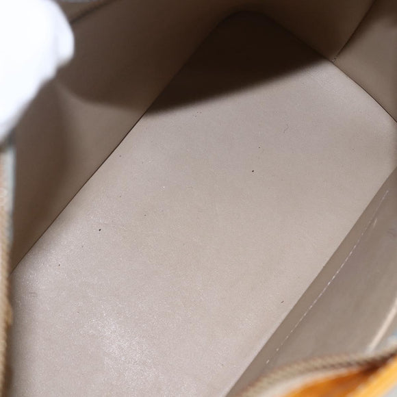 LOUIS VUITTON Monogram Vernis Houston Hand Bag Beige M91004 LV Auth ka1258