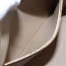 LOUIS VUITTON Monogram Vernis Houston Hand Bag Beige M91004 LV Auth ka1258-21