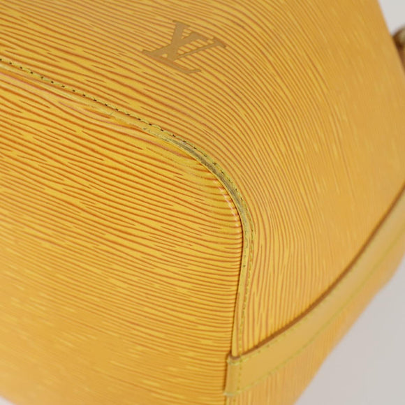 LOUIS VUITTON Epi Petit Noe Shoulder Bag Yellow M44109 LV Auth ka1265