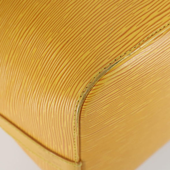 LOUIS VUITTON Epi Petit Noe Shoulder Bag Yellow M44109 LV Auth ka1265