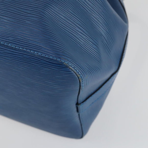 LOUIS VUITTON Epi Petit Noe Shoulder Bag Blue M44105 LV Auth ka1266
