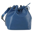 LOUIS VUITTON Epi Petit Noe Shoulder Bag Blue M44105 LV Auth ka1266-1