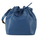 LOUIS VUITTON Epi Petit Noe Shoulder Bag Blue M44105 LV Auth ka1266-13