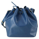 LOUIS VUITTON Epi Petit Noe Shoulder Bag Blue M44105 LV Auth ka1266-2