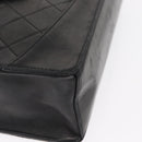 CHANEL Matelasse Chain Shoulder Bag Lamb Skin Black Gold CC Auth ka1267-10