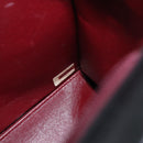 CHANEL Matelasse Chain Shoulder Bag Lamb Skin Black Gold CC Auth ka1267-24