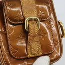 LOUIS VUITTON Monogram Vernis Christie PM Shoulder Bag Bronze M91111 Auth ka1269-15