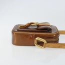 LOUIS VUITTON Monogram Vernis Christie PM Shoulder Bag Bronze M91111 Auth ka1269-4