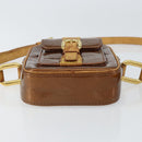 LOUIS VUITTON Monogram Vernis Christie PM Shoulder Bag Bronze M91111 Auth ka1269-9