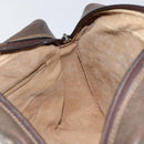 GUCCI GG Supreme Web Sherry Line Bag PVC Beige Gold 75 001 4071 Auth ka127-21