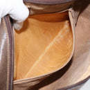 GUCCI GG Supreme Web Sherry Line Bag PVC Beige Gold 75 001 4071 Auth ka127-24