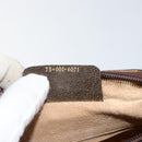 GUCCI GG Supreme Web Sherry Line Bag PVC Beige Gold 75 001 4071 Auth ka127-12