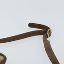 GUCCI GG Supreme Web Sherry Line Bag PVC Beige Gold 75 001 4071 Auth ka127-8