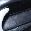 CHANEL Chain Matelasse 20 Boy Chanel Bag Lamb Skin Black Silver CC Auth ka1271V-11