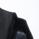 CHANEL Chain Matelasse 20 Boy Chanel Bag Lamb Skin Black Silver CC Auth ka1271V-22