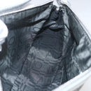 Salvatore Ferragamo Gancini Hand Pouch PVC Silver Auth ka1272-18