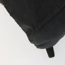 PRADA Backpack Nylon Black Gold Auth ka1273-16