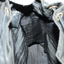 PRADA Backpack Nylon Black Gold Auth ka1273-21