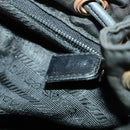 PRADA Backpack Nylon Black Gold Auth ka1273-24