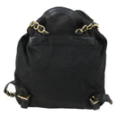 PRADA Backpack Nylon Black Gold Auth ka1273-2