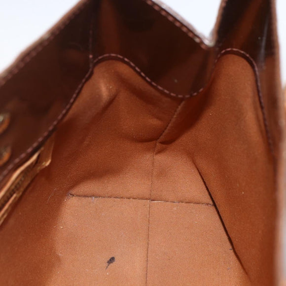 LOUIS VUITTON Monogram Vernis Reade PM Hand Bag Bronze M91146 LV Auth ka1278
