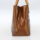 LOUIS VUITTON Monogram Vernis Reade PM Hand Bag Bronze M91146 LV Auth ka1278-3