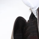 CELINE C Macadam Canvas Vanity Pouch Brown Silver Auth ka1279-20
