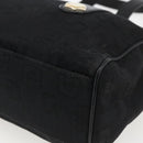 GUCCI Hand Bag Canvas Black Gold 248270 Auth ka1280-12