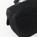 GUCCI Hand Bag Canvas Black Gold 248270 Auth ka1280-13