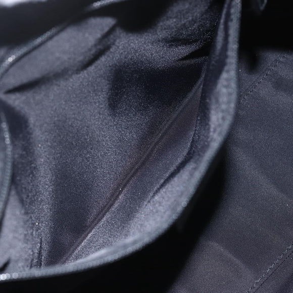 GUCCI Hand Bag Canvas Black Gold 248270 Auth ka1280