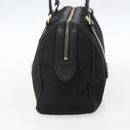 GUCCI Hand Bag Canvas Black Gold 248270 Auth ka1280-5
