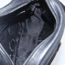 Salvatore Ferragamo Shoulder Bag Leather Black Gold Auth ka1281-11