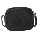 Salvatore Ferragamo Shoulder Bag Leather Black Gold Auth ka1281-2