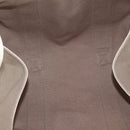 HERMES Cannes PM Tote Bag Cotton Beige Silver Auth ka1282-14