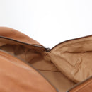 CHANEL Luxury Line Chain Tote Bag Leather Brown Silver CC Auth ka1285V-17