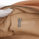 CHANEL Luxury Line Chain Tote Bag Leather Brown Silver CC Auth ka1285V-19