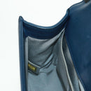 CHANEL Chain Matelasse 25 Boy Chanel Bag Lamb Skin Navy Silver CC Auth ka1286SAM-22