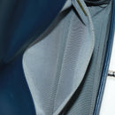 CHANEL Chain Matelasse 25 Boy Chanel Bag Lamb Skin Navy Silver CC Auth ka1286SAM-23