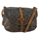 LOUIS VUITTON Monogram Saumur 30 Shoulder Bag M42256 LV Auth ka1287-1