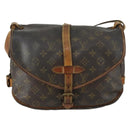 LOUIS VUITTON Monogram Saumur 30 Shoulder Bag M42256 LV Auth ka1287-13