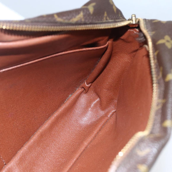 LOUIS VUITTON Monogram Compiegne 28 Clutch Bag M51845 LV Auth ka1289